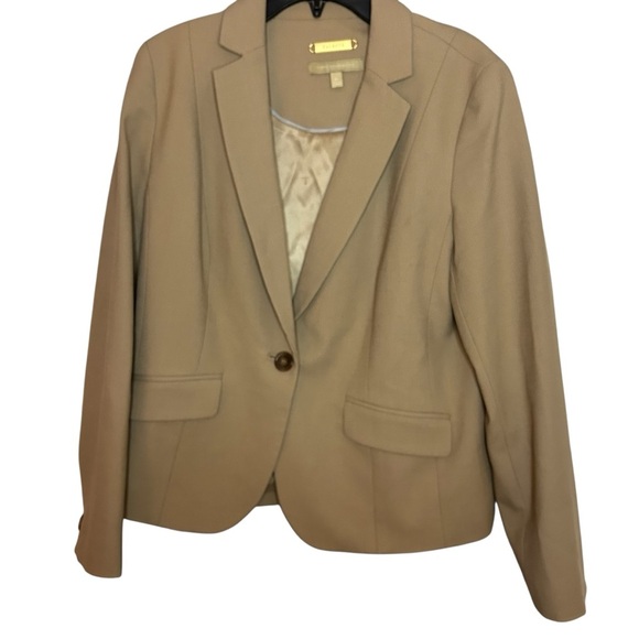 Talbots wool blazer Tan Women's Blazer  petite size 6 - Picture 8 of 9